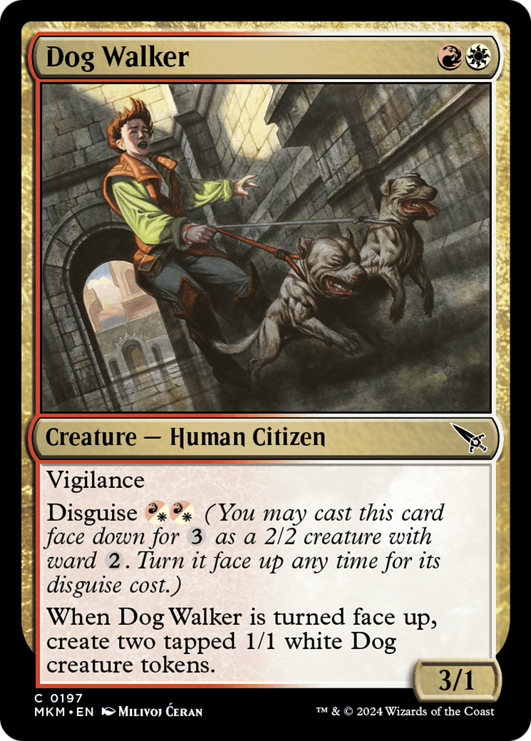 Dog Walker [Murders at Karlov Manor] MTG Single Magic: The Gathering    | Red Claw Gaming