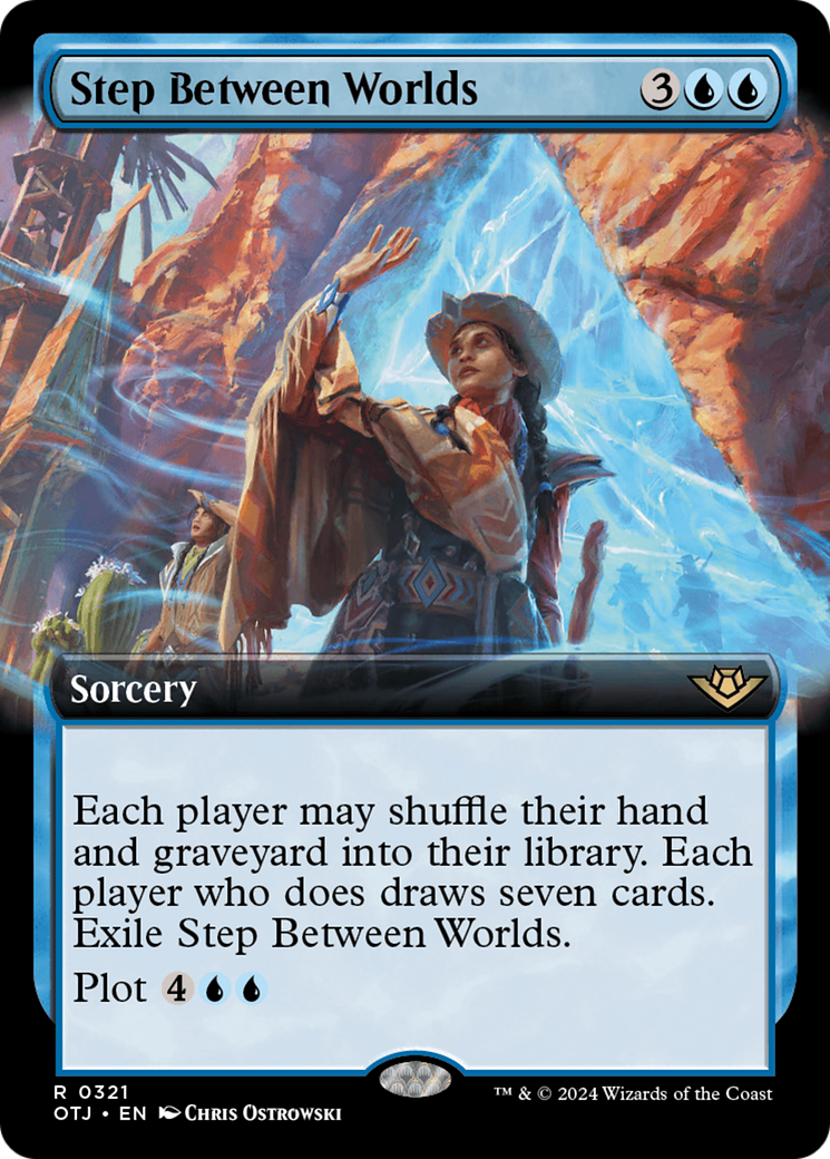 Step Between Worlds (Extended Art) [Outlaws of Thunder Junction] MTG Single Magic: The Gathering    | Red Claw Gaming