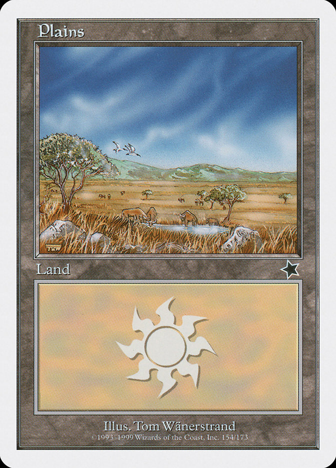 Plains (154) [Starter 1999] MTG Single Magic: The Gathering | Red Claw Gaming