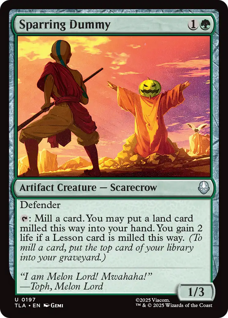 Sparring Dummy [Avatar: The Last Airbender] MTG Single Magic: The Gathering | Red Claw Gaming