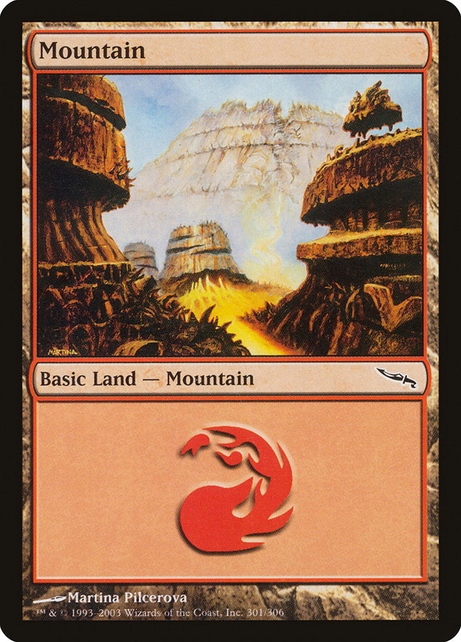 Mountain (301) [Mirrodin] MTG Single Magic: The Gathering | Red Claw Gaming