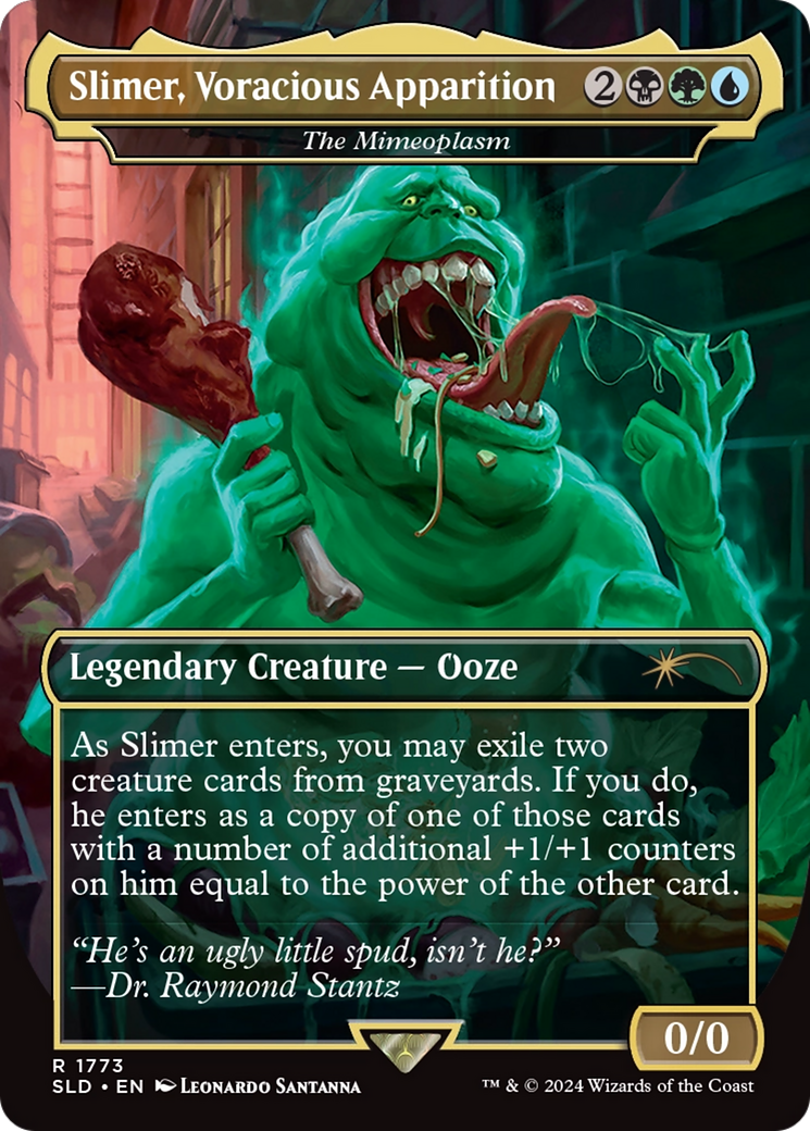 Slimer, Voracious Apparition - The Mimeoplasm [Secret Lair Drop Series] MTG Single Magic: The Gathering | Red Claw Gaming