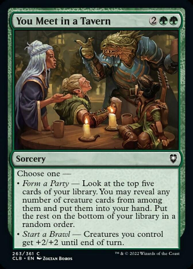 You Meet in a Tavern [Commander Legends: Battle for Baldur's Gate] MTG Single Magic: The Gathering | Red Claw Gaming