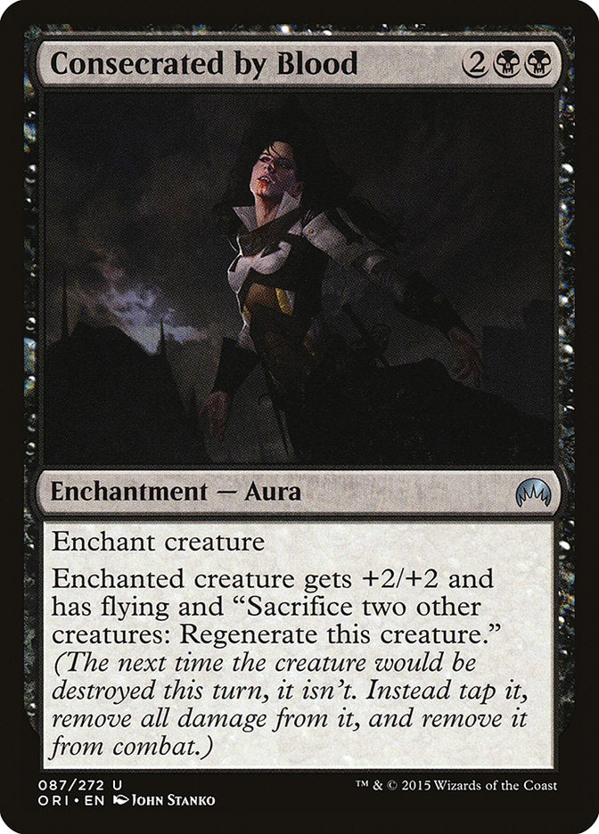 Consecrated by Blood [Magic Origins] MTG Single Magic: The Gathering | Red Claw Gaming