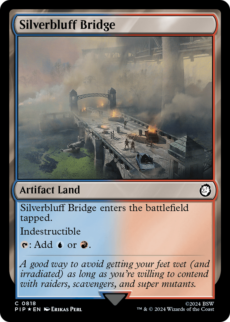 Silverbluff Bridge (Surge Foil) [Fallout] MTG Single Magic: The Gathering    | Red Claw Gaming