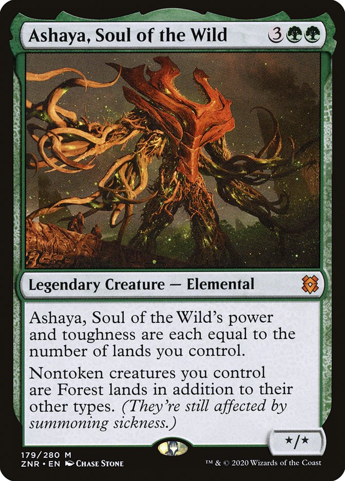 Ashaya, Soul of the Wild [Zendikar Rising] MTG Single Magic: The Gathering | Red Claw Gaming