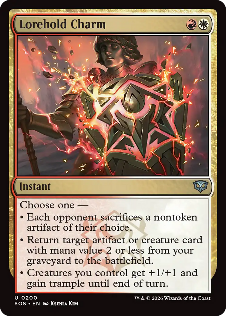 Lorehold Charm [Secrets of Strixhaven] MTG Single Magic: The Gathering | Red Claw Gaming