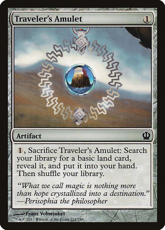 Traveler's Amulet [Theros] MTG Single Magic: The Gathering | Red Claw Gaming