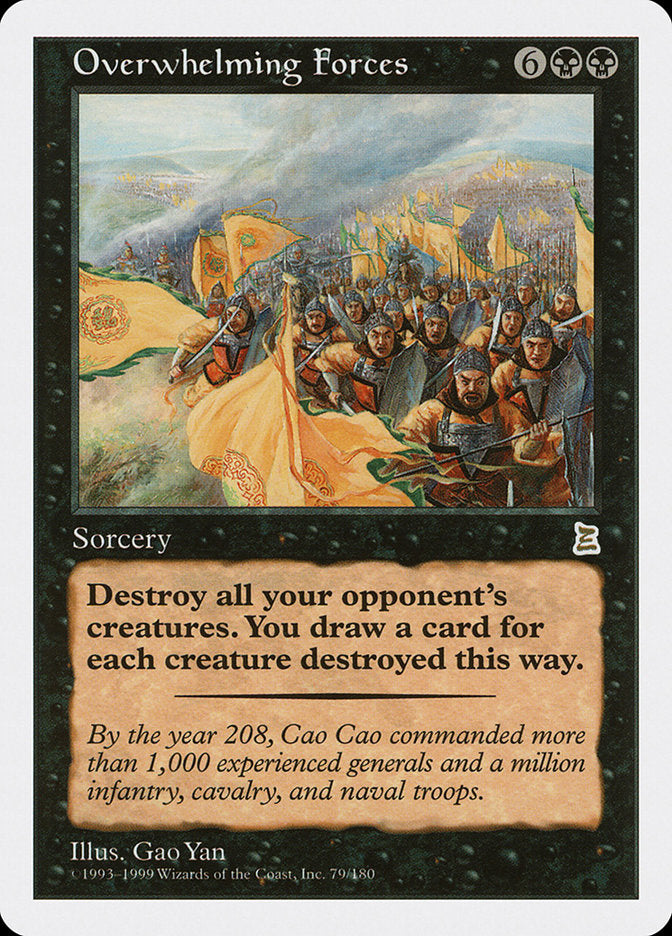 Overwhelming Forces [Portal Three Kingdoms] MTG Single Magic: The Gathering | Red Claw Gaming