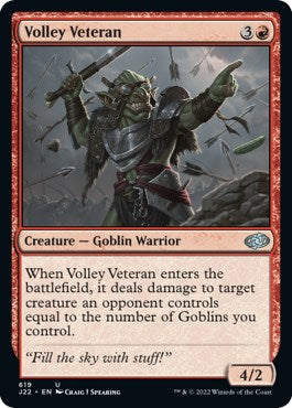 Volley Veteran [Jumpstart 2022] MTG Single Magic: The Gathering | Red Claw Gaming