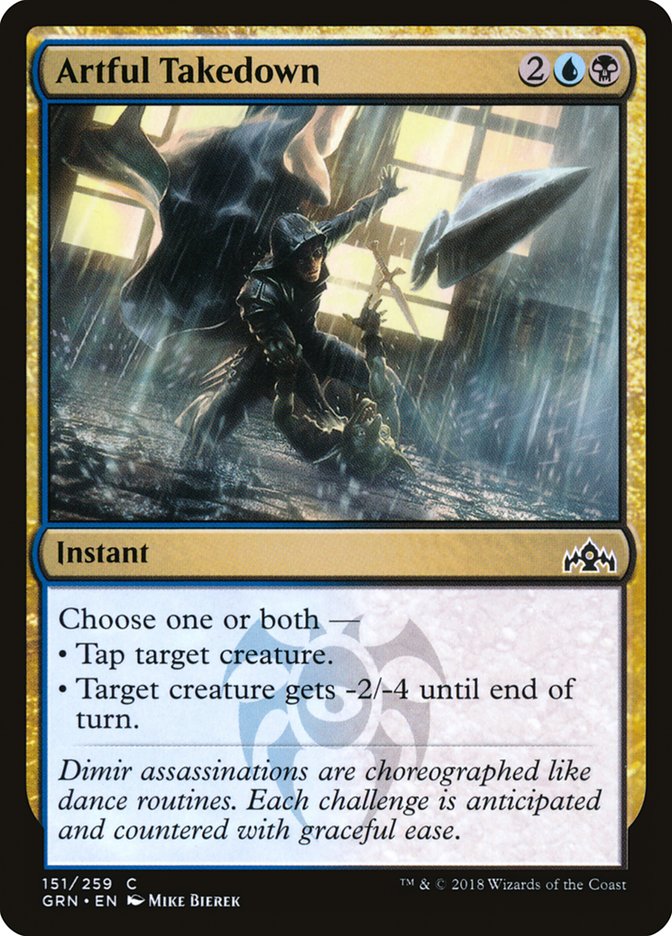 Artful Takedown [Guilds of Ravnica] MTG Single Magic: The Gathering | Red Claw Gaming