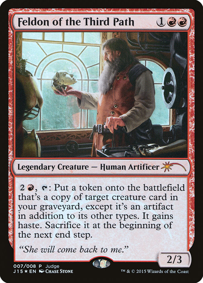 Feldon of the Third Path [Judge Gift Cards 2015] MTG Single Magic: The Gathering | Red Claw Gaming