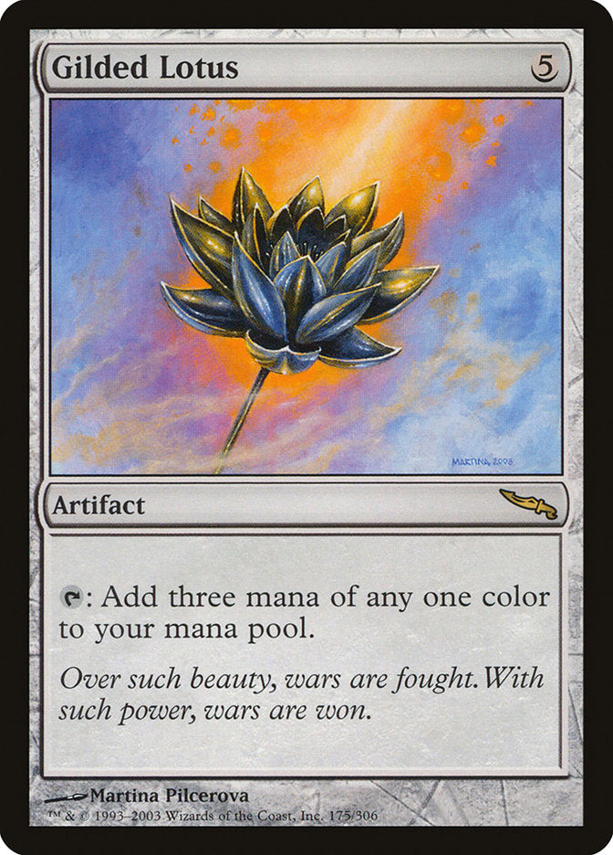 Gilded Lotus [Mirrodin] MTG Single Magic: The Gathering | Red Claw Gaming