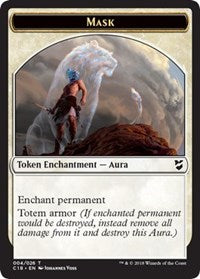 Mask // Horror Double-Sided Token [Commander 2018 Tokens] MTG Single Magic: The Gathering | Red Claw Gaming