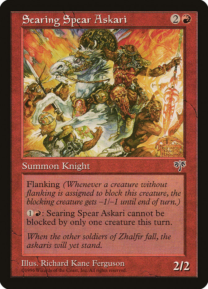 Searing Spear Askari [Mirage] MTG Single Magic: The Gathering | Red Claw Gaming