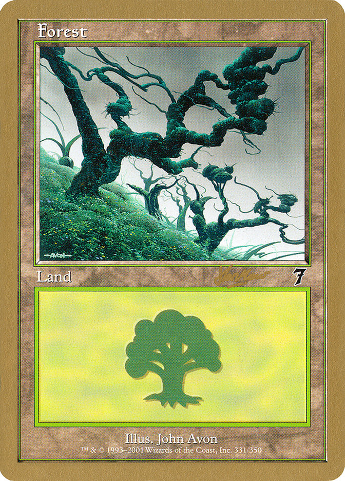 Forest (shh331) (Sim Han How) [World Championship Decks 2002] MTG Single Magic: The Gathering | Red Claw Gaming
