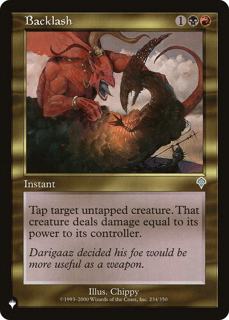 Backlash [The List] MTG Single Magic: The Gathering | Red Claw Gaming