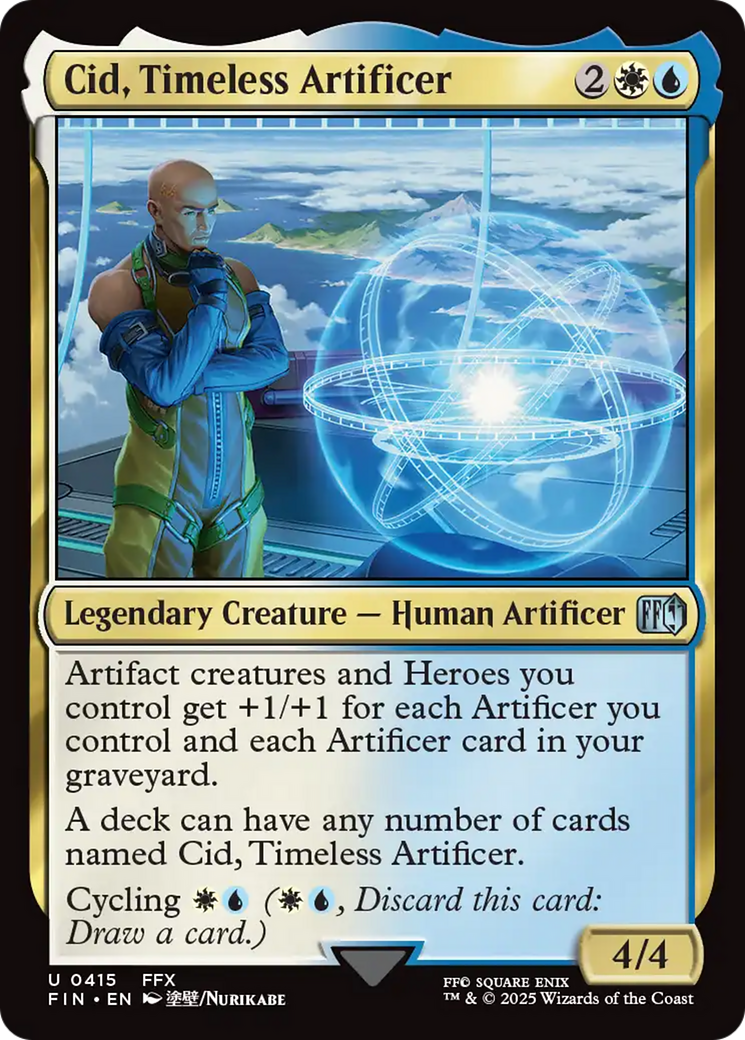 Cid, Timeless Artificer (0415) [FINAL FANTASY] MTG Single Magic: The Gathering | Red Claw Gaming