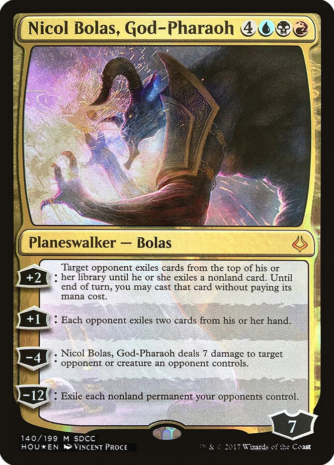 Nicol Bolas, God-Pharaoh [San Diego Comic-Con 2017] MTG Single Magic: The Gathering | Red Claw Gaming