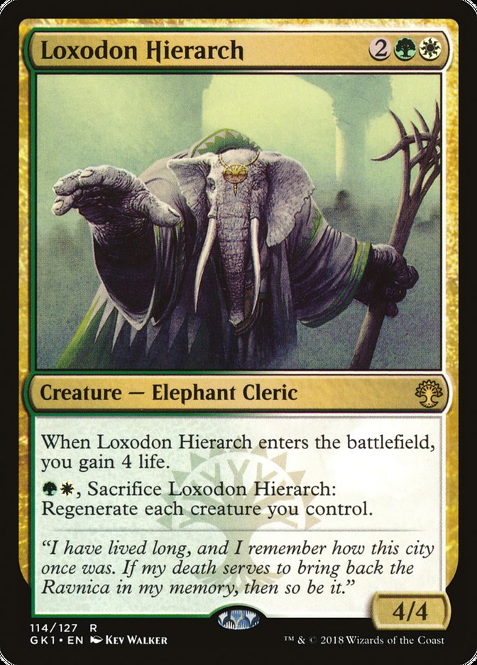Loxodon Hierarch [Guilds of Ravnica Guild Kit] MTG Single Magic: The Gathering | Red Claw Gaming