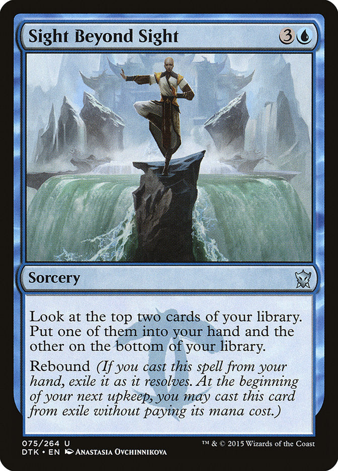 Sight Beyond Sight [Dragons of Tarkir] MTG Single Magic: The Gathering | Red Claw Gaming