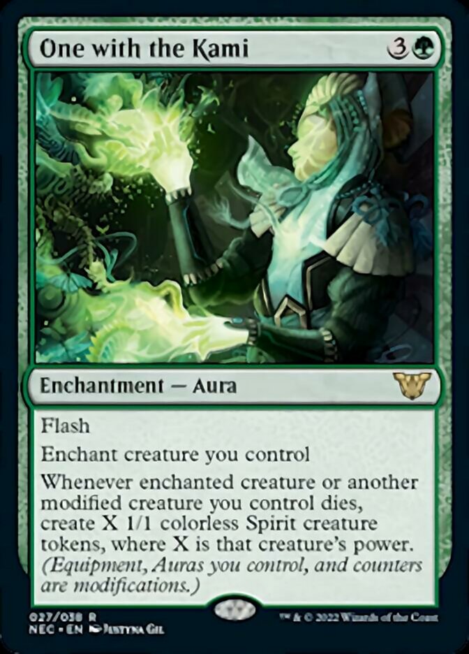 One with the Kami [Kamigawa: Neon Dynasty Commander] MTG Single Magic: The Gathering | Red Claw Gaming