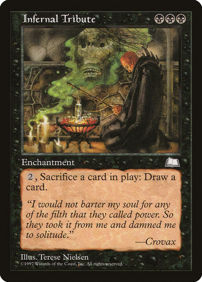 Infernal Tribute [Weatherlight] MTG Single Magic: The Gathering | Red Claw Gaming