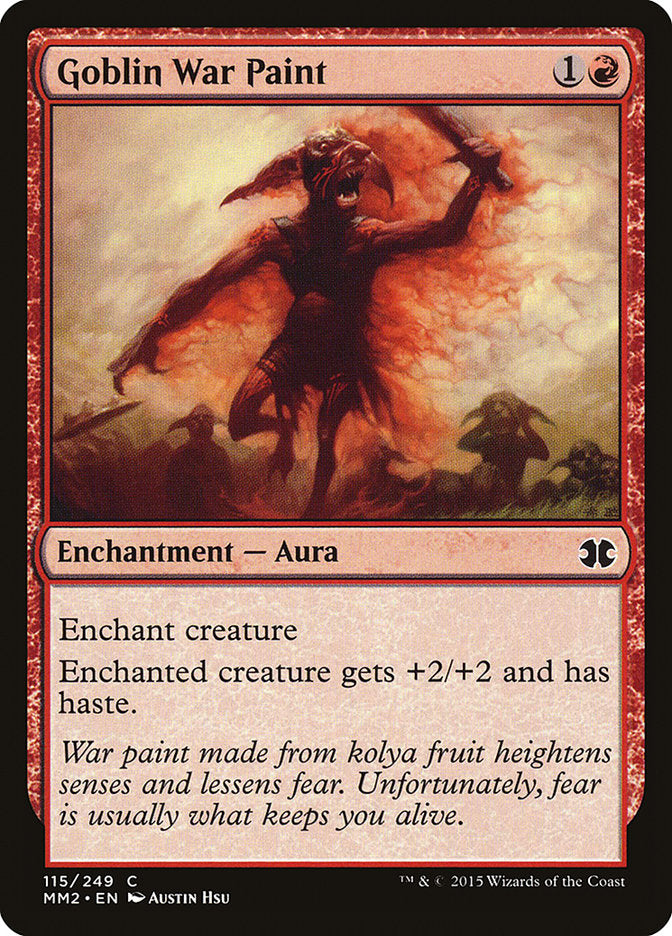 Goblin War Paint [Modern Masters 2015] MTG Single Magic: The Gathering | Red Claw Gaming