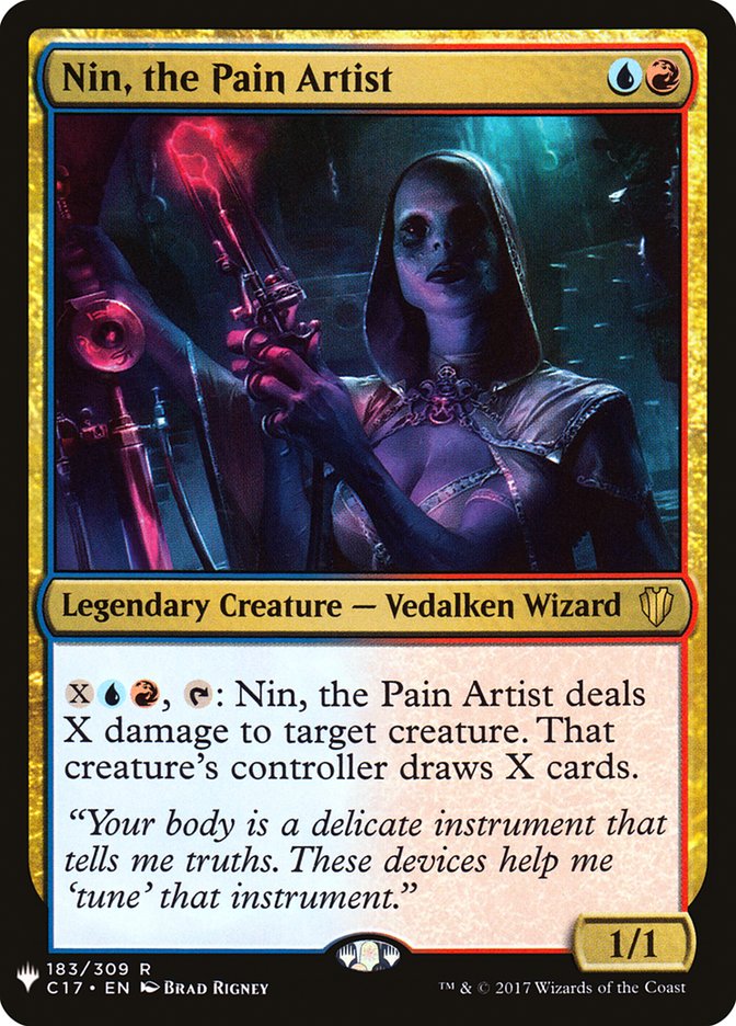 Nin, the Pain Artist [The List] MTG Single Magic: The Gathering | Red Claw Gaming