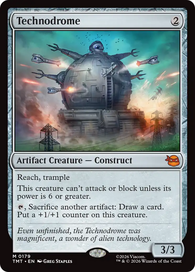 Technodrome [Teenage Mutant Ninja Turtles] MTG Single Magic: The Gathering | Red Claw Gaming