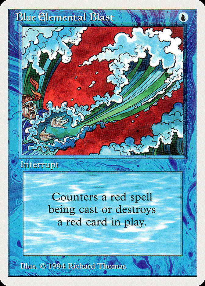 Blue Elemental Blast [Summer Magic / Edgar] MTG Single Magic: The Gathering | Red Claw Gaming