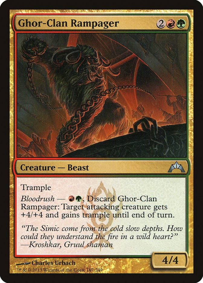 Ghor-Clan Rampager [Gatecrash] MTG Single Magic: The Gathering | Red Claw Gaming