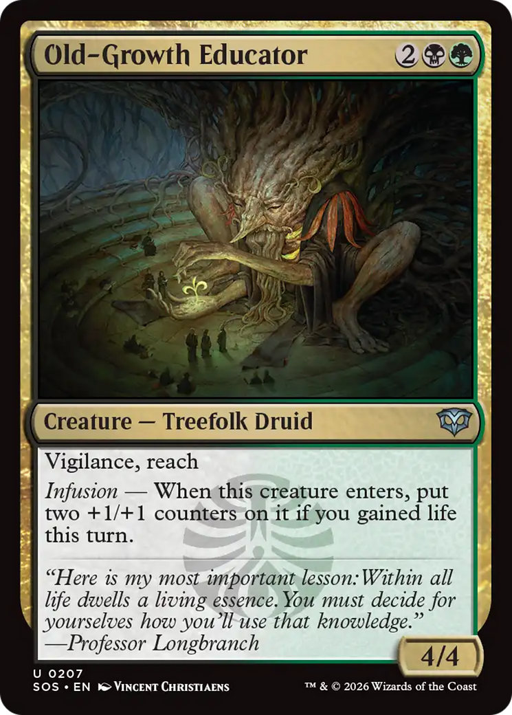 Old-Growth Educator [Secrets of Strixhaven] MTG Single Magic: The Gathering | Red Claw Gaming