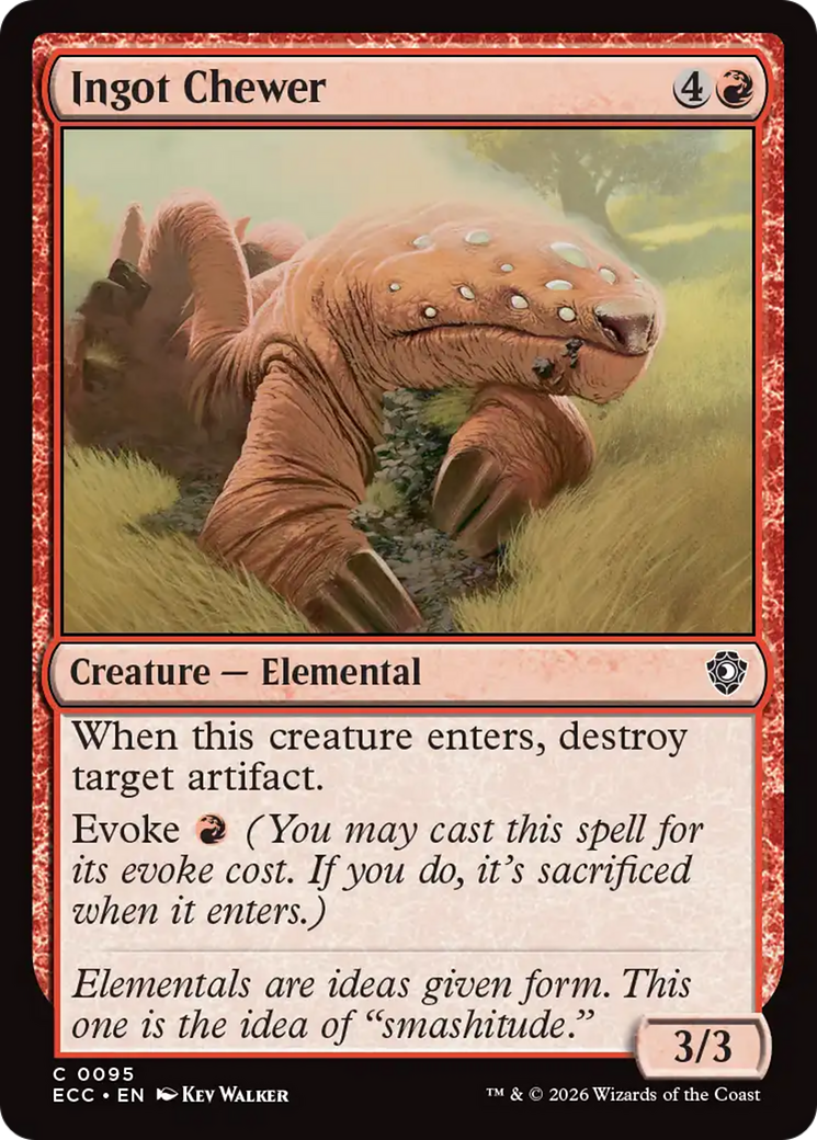 Ingot Chewer [Lorwyn Eclipsed Commander] MTG Single Magic: The Gathering | Red Claw Gaming