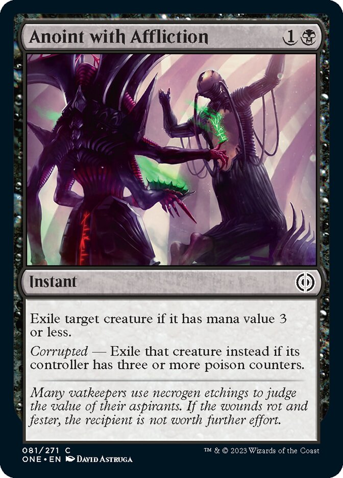 Anoint with Affliction [Phyrexia: All Will Be One] MTG Single Magic: The Gathering | Red Claw Gaming