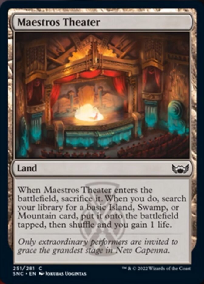 Maestros Theater [Streets of New Capenna] MTG Single Magic: The Gathering | Red Claw Gaming