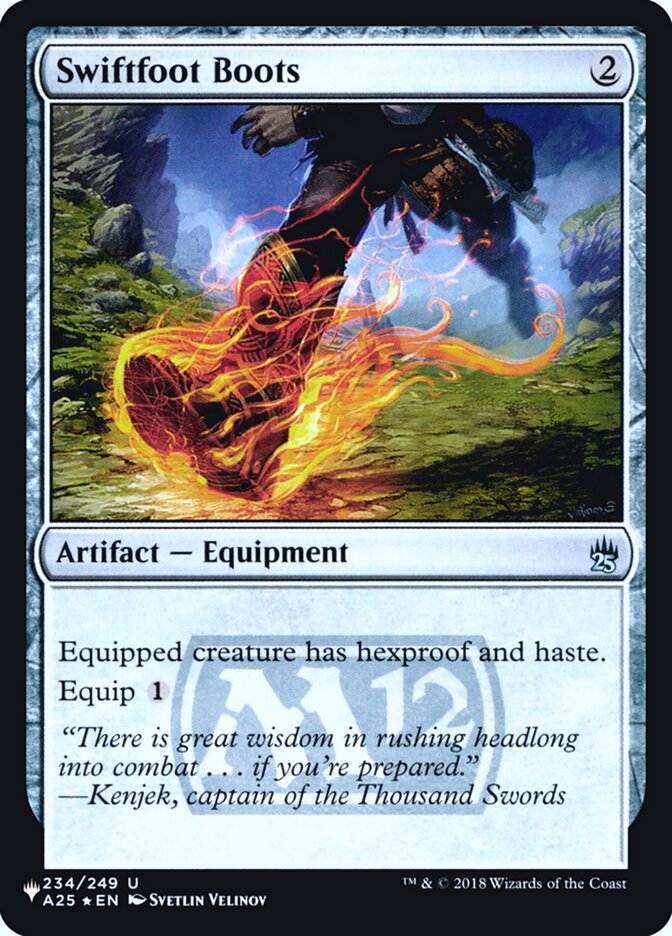 Swiftfoot Boots [Secret Lair: Heads I Win, Tails You Lose] MTG Single Magic: The Gathering    | Red Claw Gaming