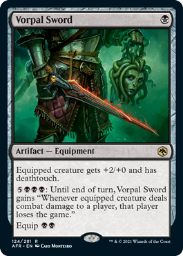Vorpal Sword [Dungeons & Dragons: Adventures in the Forgotten Realms] MTG Single Magic: The Gathering | Red Claw Gaming