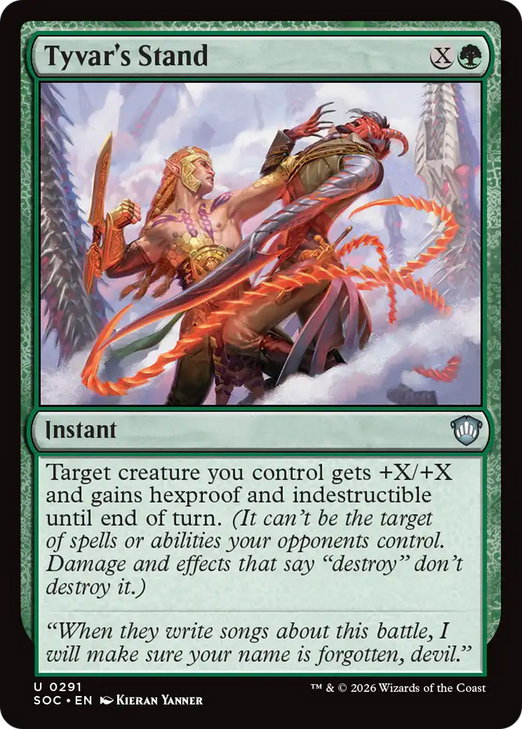 Tyvar's Stand [Secrets of Strixhaven Commander] MTG Single Magic: The Gathering | Red Claw Gaming