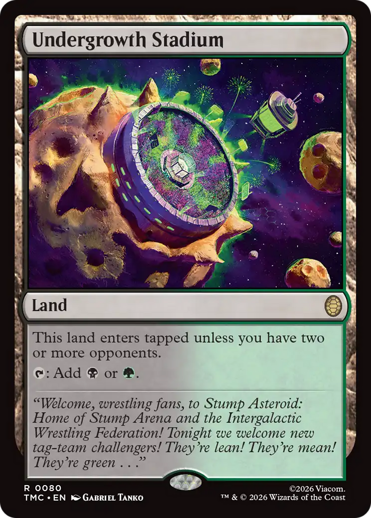 Undergrowth Stadium [Teenage Mutant Ninja Turtles Commander] MTG Single Magic: The Gathering | Red Claw Gaming