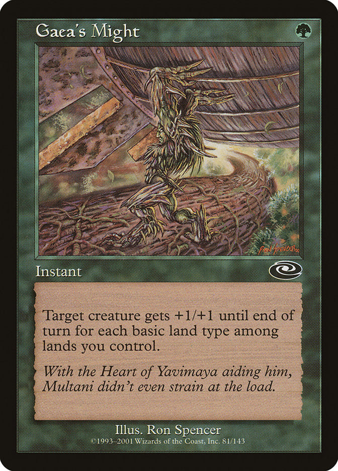 Gaea's Might [Planeshift] MTG Single Magic: The Gathering | Red Claw Gaming