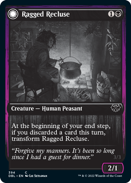 Ragged Recluse // Odious Witch [Innistrad: Double Feature] MTG Single Magic: The Gathering | Red Claw Gaming