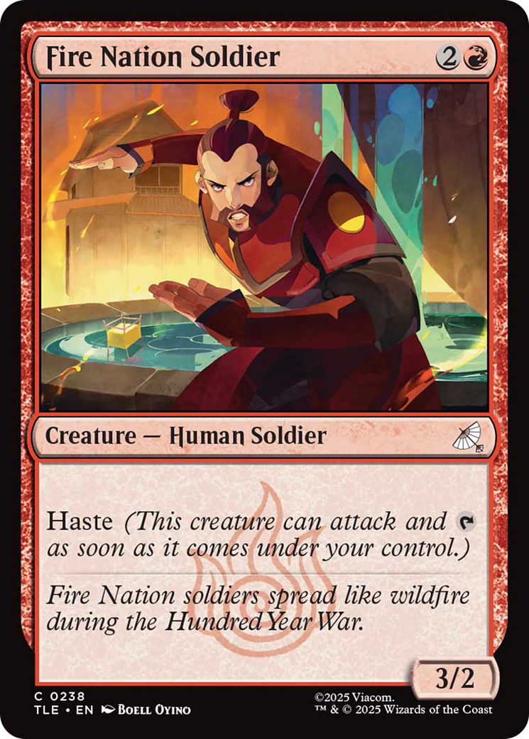 Fire Nation Soldier [Avatar: The Last Airbender: Eternal-Legal] MTG Single Magic: The Gathering | Red Claw Gaming