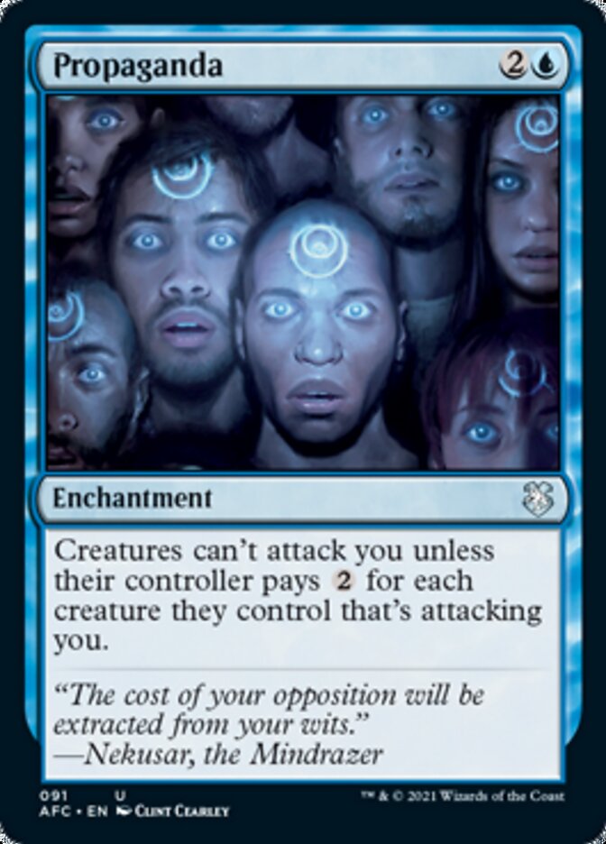 Propaganda [Dungeons & Dragons: Adventures in the Forgotten Realms Commander] MTG Single Magic: The Gathering | Red Claw Gaming