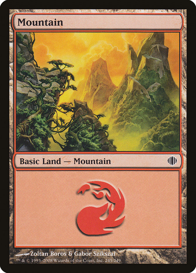 Mountain (245) [Shards of Alara] MTG Single Magic: The Gathering | Red Claw Gaming