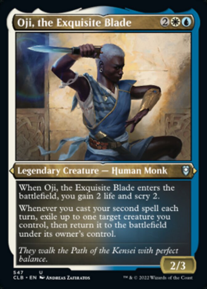 Oji, the Exquisite Blade (Foil Etched) [Commander Legends: Battle for Baldur's Gate] MTG Single Magic: The Gathering | Red Claw Gaming