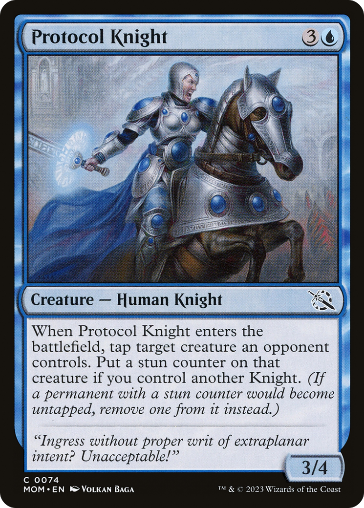 Protocol Knight [March of the Machine] MTG Single Magic: The Gathering    | Red Claw Gaming
