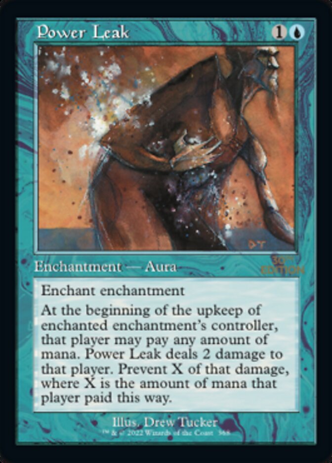 Power Leak (Retro) [30th Anniversary Edition] MTG Single Magic: The Gathering | Red Claw Gaming