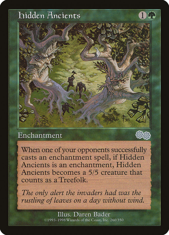Hidden Ancients [Urza's Saga] MTG Single Magic: The Gathering | Red Claw Gaming