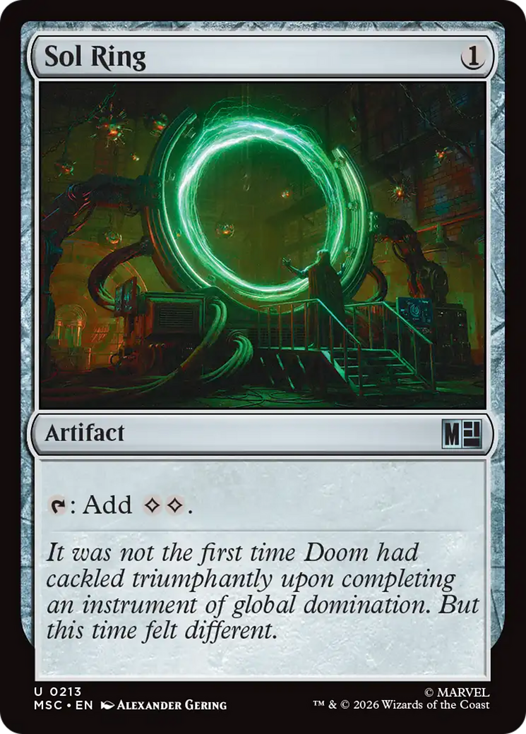 Sol Ring (0213) [Marvel Super Heroes Commander] | Red Claw Gaming